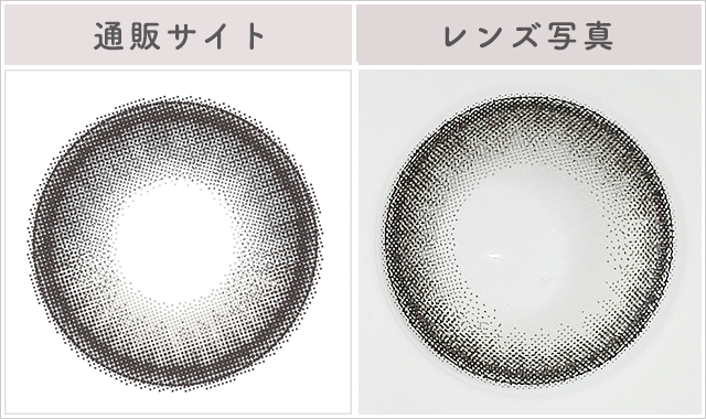 グレムーン(ワンデー)レポレンズ写真通販サイトと比較