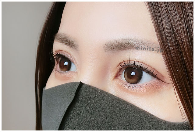 ブラムーン【回らない水光】レポ装着画像引きで撮影