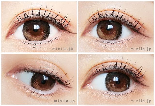 ブラムーン【回らない水光】レポ装着画像色んな角度から