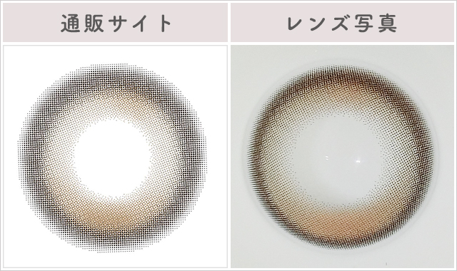 スノーココアレポレンズ写真通販サイトと比較