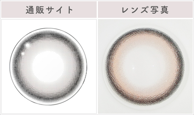 ロールモデルレポレンズ写真通販サイトと比較