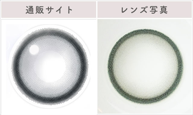 メログレーレポレンズ写真通販サイトと比較