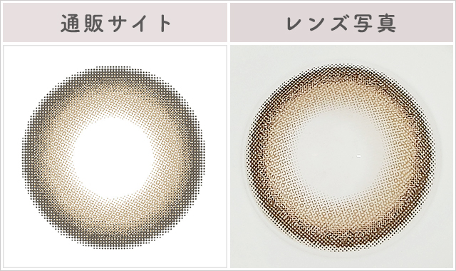 ビスケットスモアレポレンズ写真通販サイトと比較