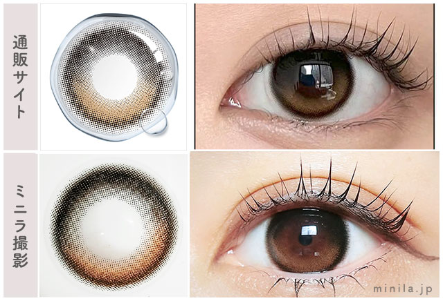 ブラウンデューレポ装着画像通販サイトと比較