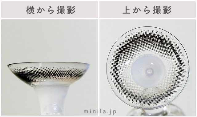 デビルデューレポレンズ写真横と上から