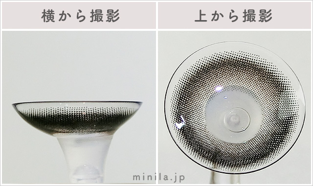 グレーデューレポレンズ写真横と上から