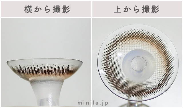 ハニーデューレポレンズ写真横と上から
