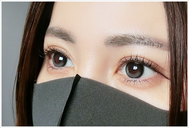 スノーデューレポ装着画像引きで撮影