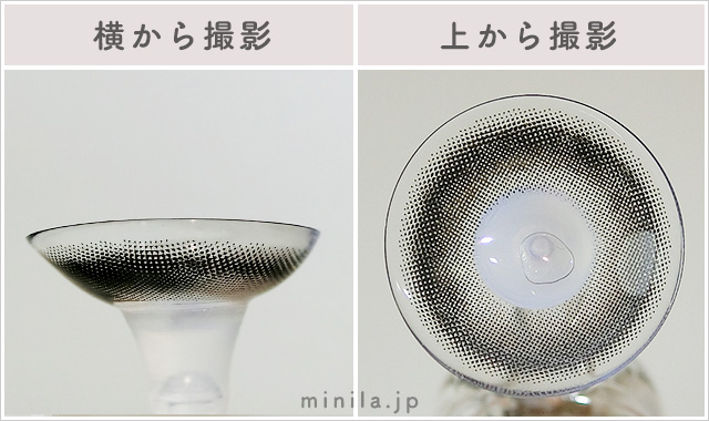 スノーデューレポレンズ写真横と上から