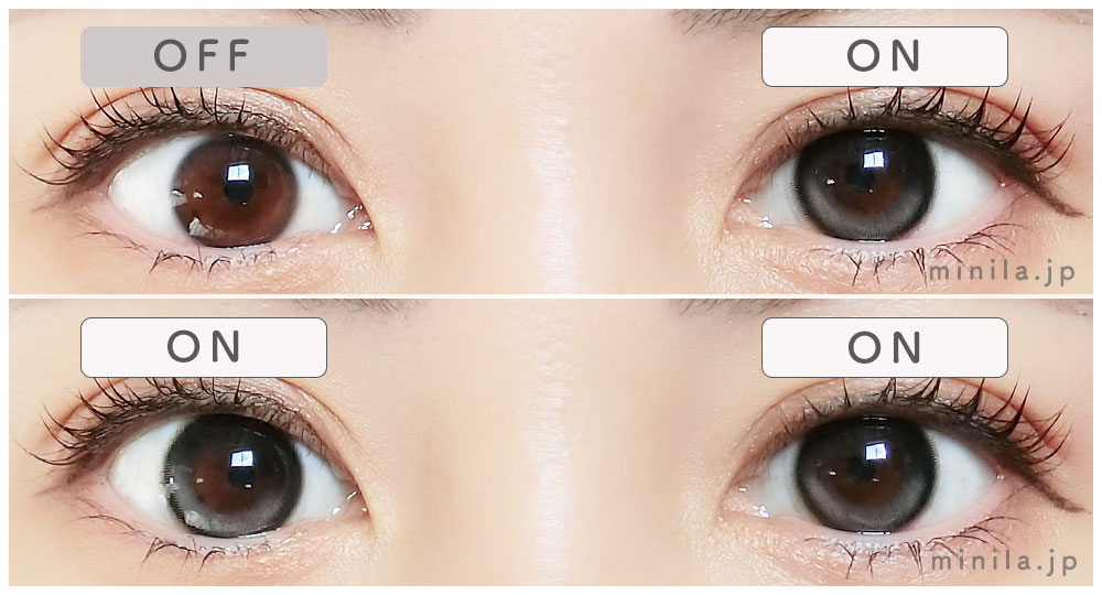 スノーデューレポ装着画像両目