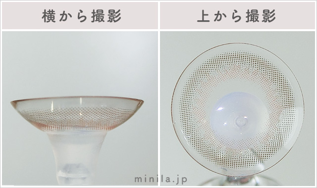 トワイライトレポレンズ写真横と上から