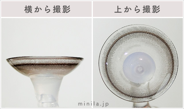 ビッグホログレーレポレンズ写真横と上から