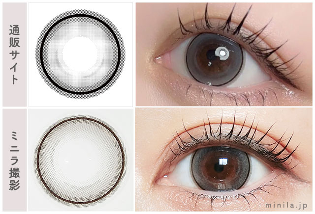 ホログレーレポ装着画像通販サイトと比較