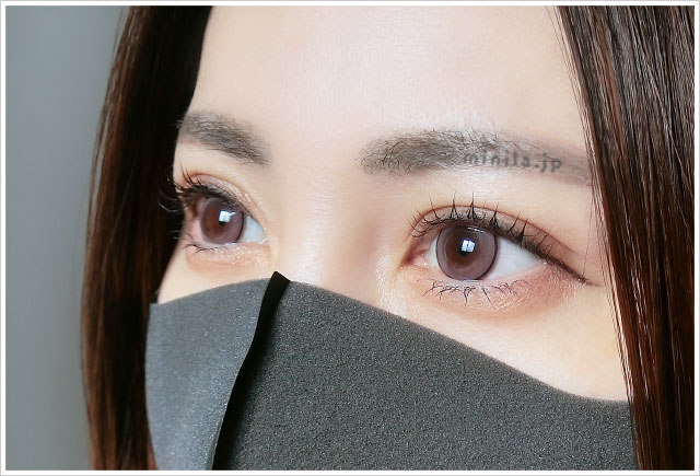 ホロピンクレポ装着画像引きで撮影