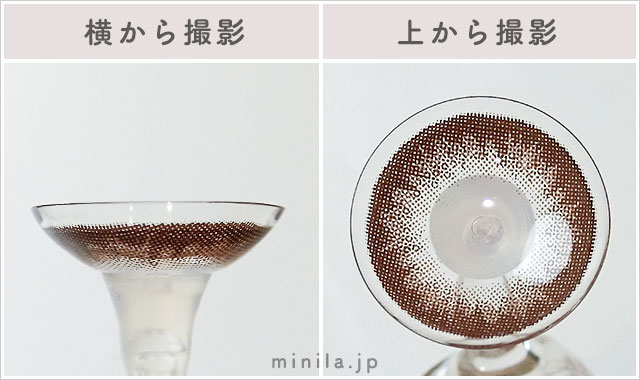 エスプレッソレポレンズ写真横と上から