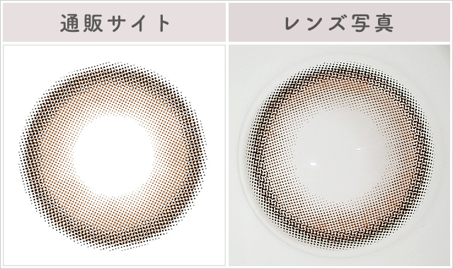 ウーロンティーレポレンズ写真通販サイトと比較