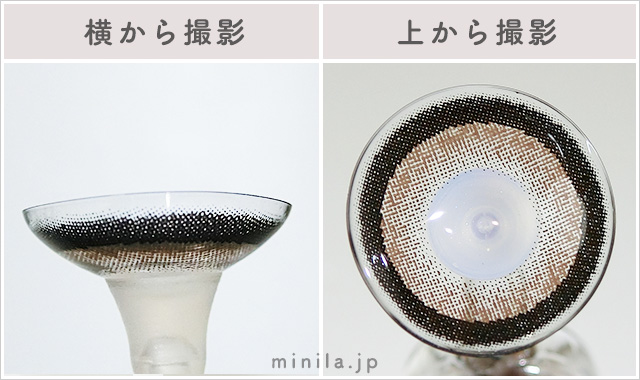 もっとキマグレネコ(マンスリー)レポレンズ写真横と上から