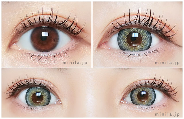 イエン（ワンデー）レポ装着画像正面