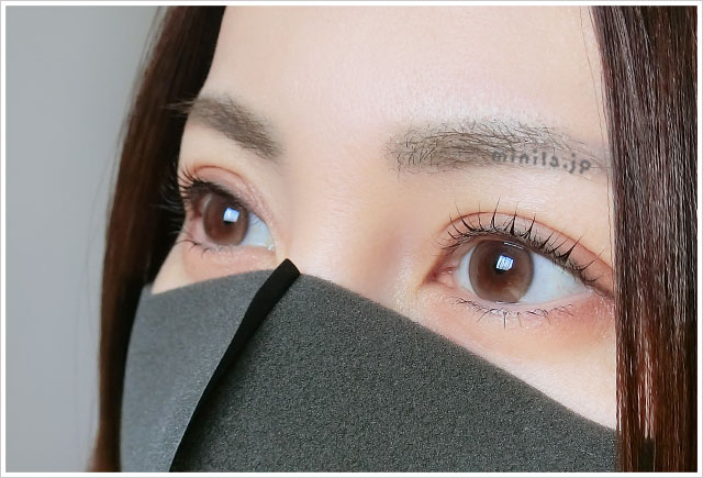 デューイクリスティン ブラウンレポ装着画像引きで撮影