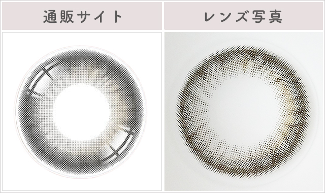 ワンアンドオンリー グレーレポレンズ写真通販サイトと比較