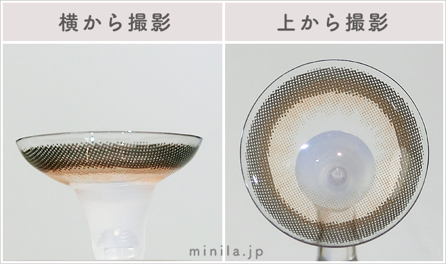 メルプリンレポレンズ写真横と上から