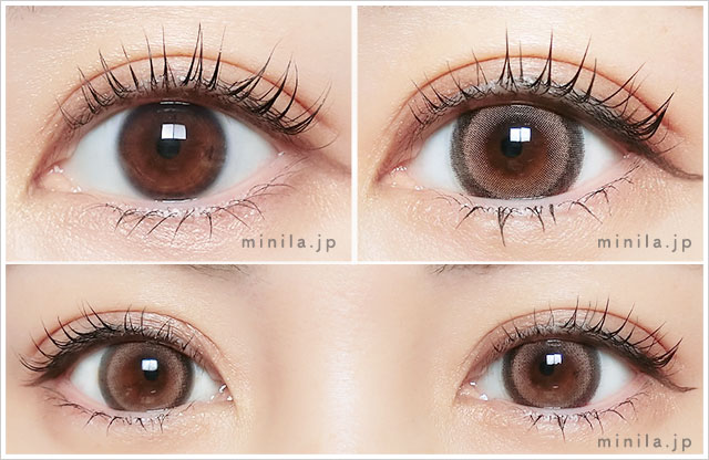 ちゅるんシュガーベージュレポ装着画像正面