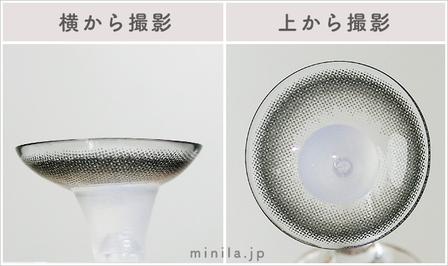 バターグレーレポレンズ写真横と上から