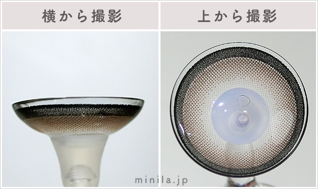 マロンドーナツ(マンスリー)レポレンズ写真横と上から