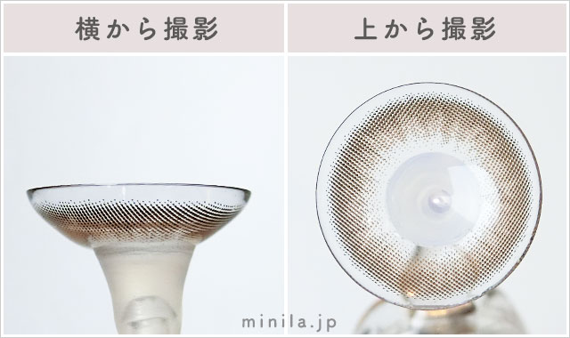 モンブラウンレポレンズ写真横と上から