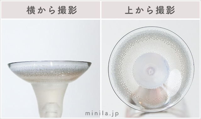 さくさくコロモンレポレンズ写真横と上から