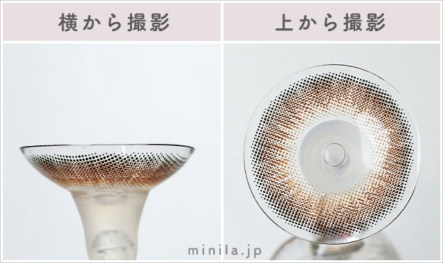 シャケ茶漬けレポレンズ写真横と上から