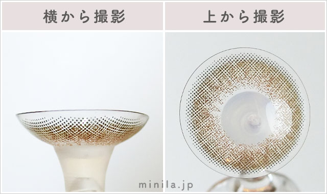 やさいグリーンレポレンズ写真横と上から