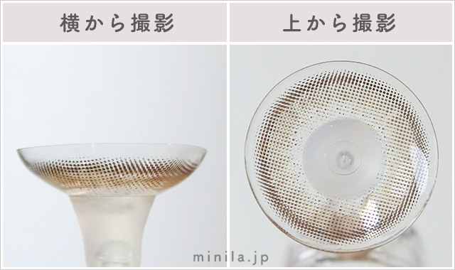 みたらしがんこレポレンズ写真横と上から