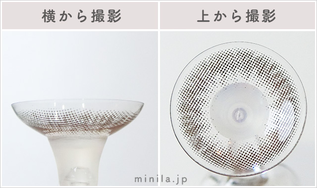 おちゃめくろまめレポレンズ写真横と上から