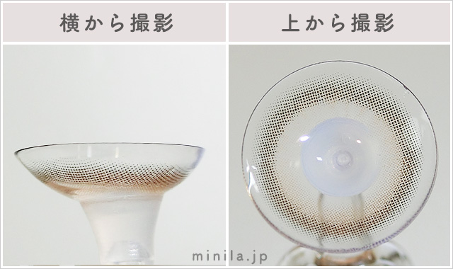 ティアティントレポレンズ写真横と上から