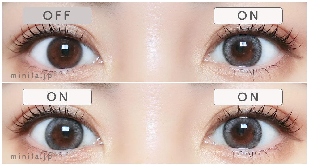 リーナブルーレポ装着画像両目