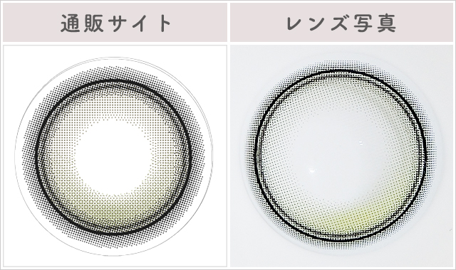 ダークロムレポレンズ写真通販サイトと比較