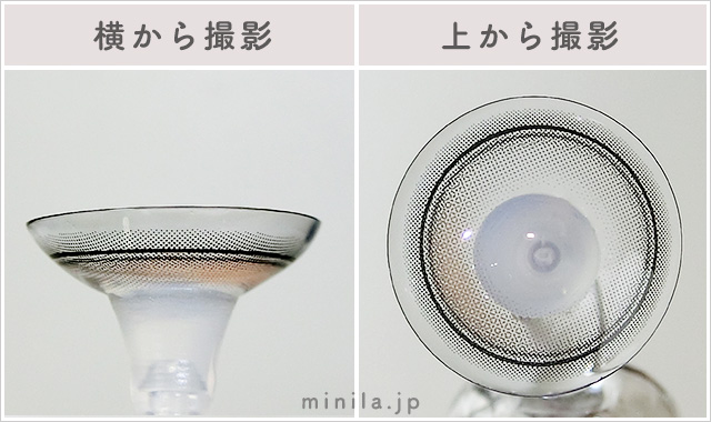 ニルレポレンズ写真横と上から