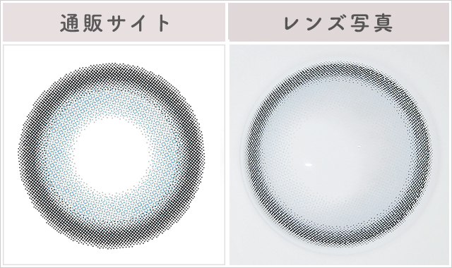 シベリアンブルーレポレンズ写真通販サイトと比較