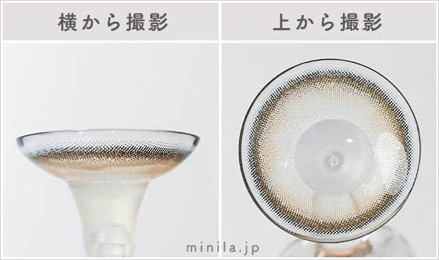 ニューヨークレポレンズ写真横と上から