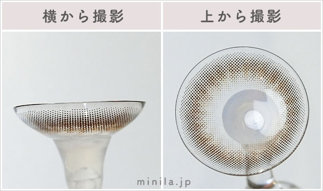 ガーネットレポレンズ写真横と上から