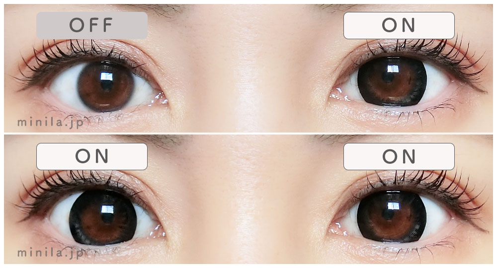 ブラックレポ装着画像両目