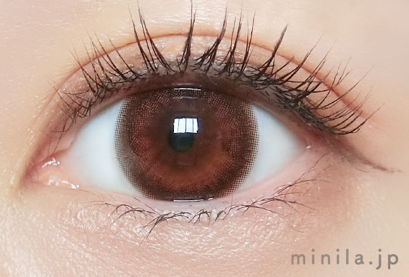 レポ】カラーズワンデー エアリーブラウン。ほんのりピンクみのある